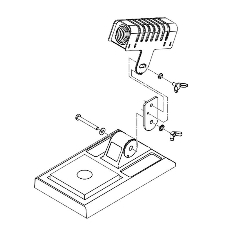 HAKKO Iron Holder (with Cleaning Sponge) Model: C1100 - Image 4